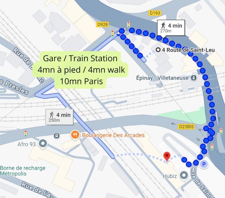 Montmagny Gare En Face A Pied - Paris 10Mn - Parking Prive Gratuit - De 1 A 8 Personnes - Souplex - Tout Equipe - Entierement Renove מראה חיצוני תמונה